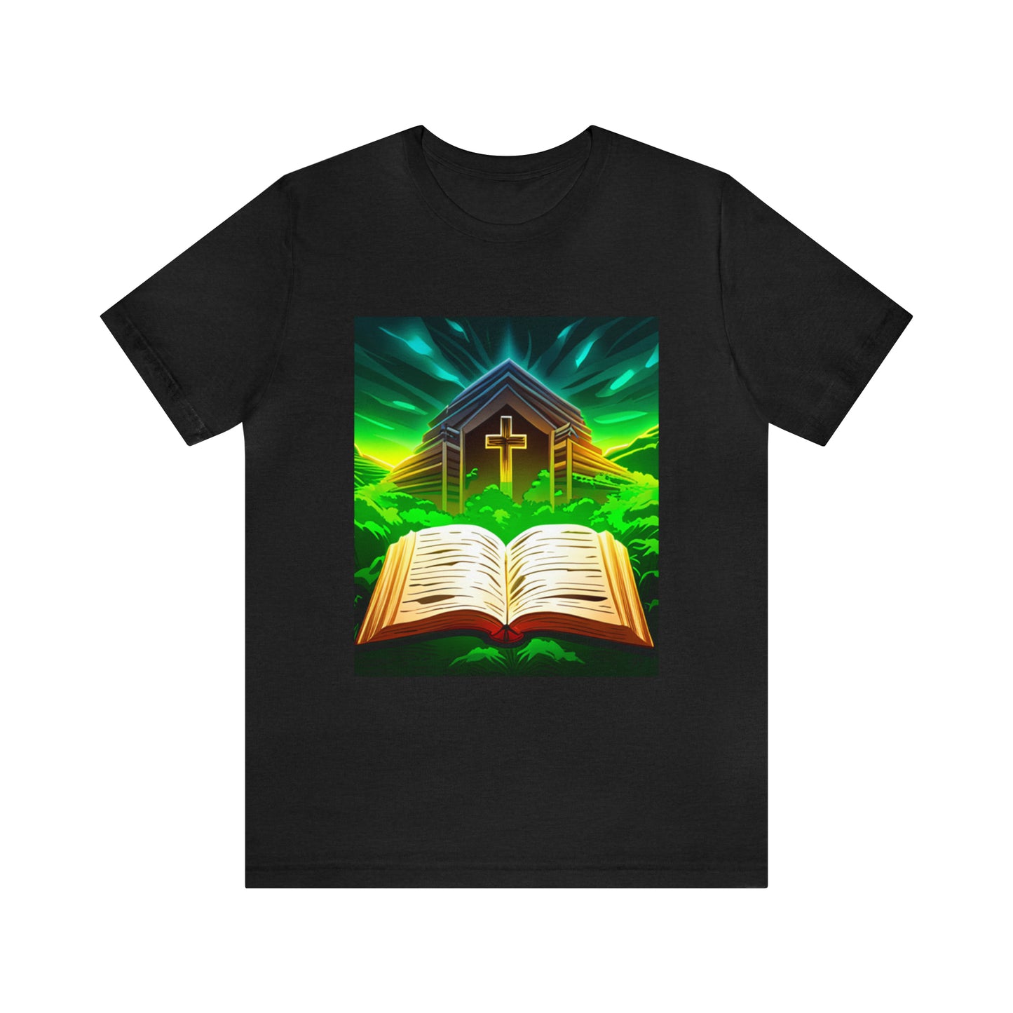 Faithfulz Reflections Bible and Cross T-shirt