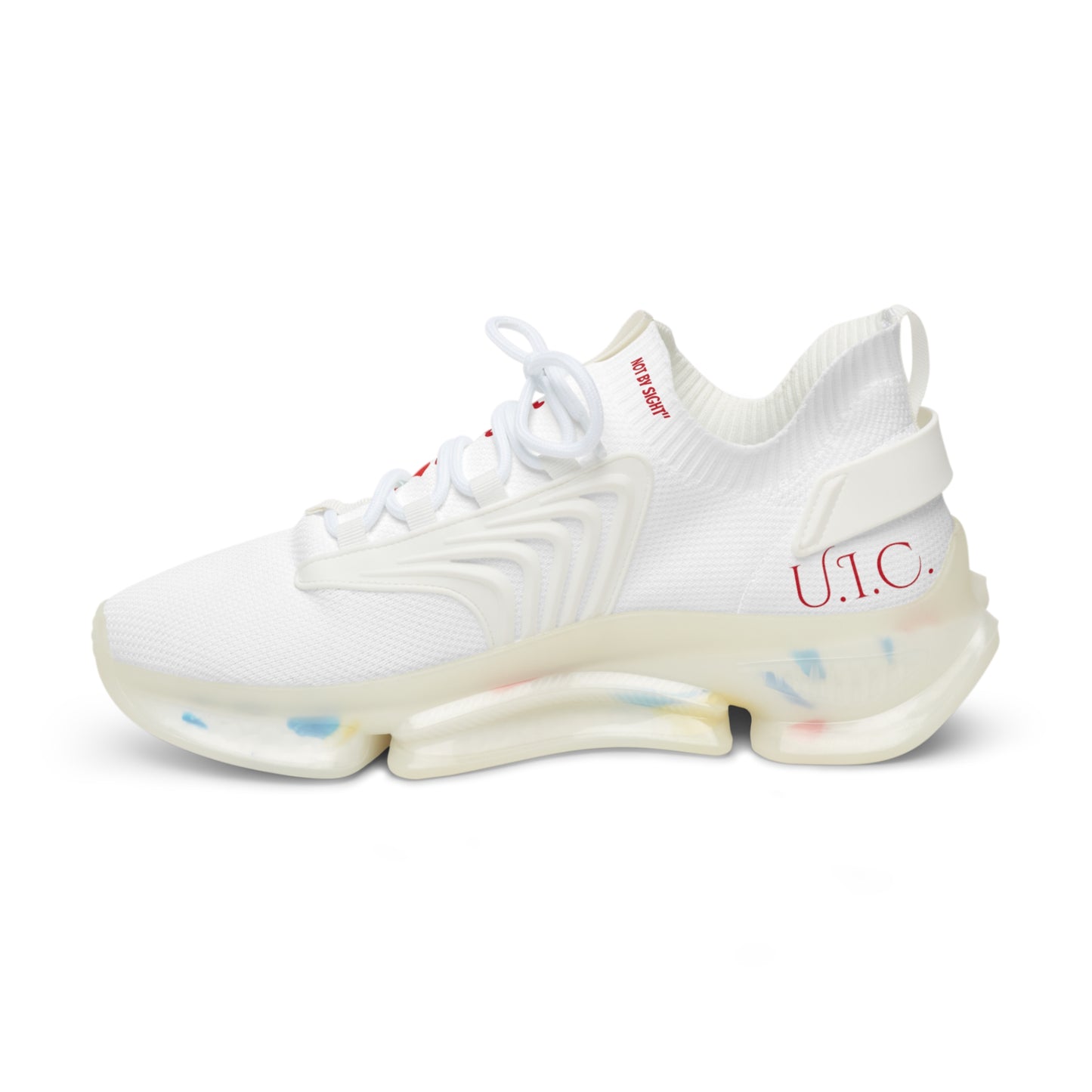 "U.I.C. Walk by Faith, Not by Sight" Mesh Sneakers