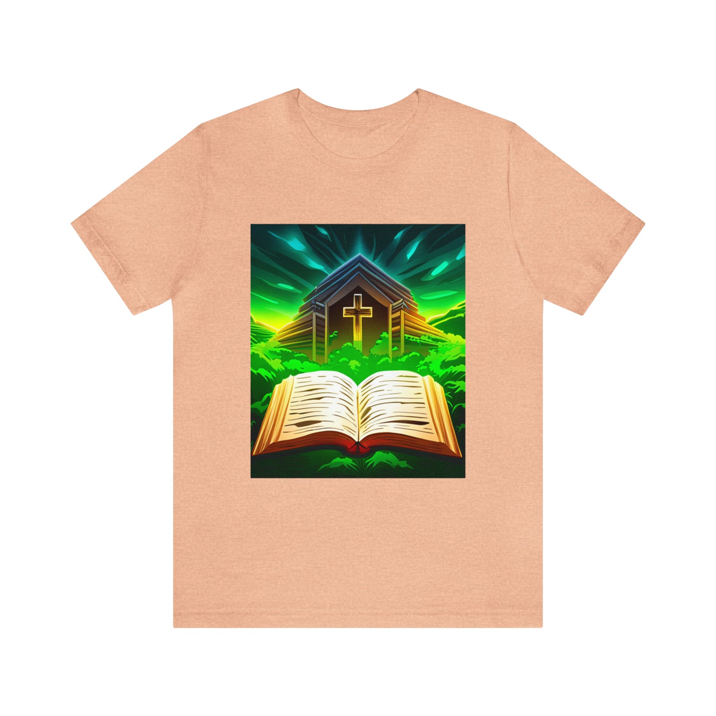 Faithfulz Reflections Bible and Cross T-shirt