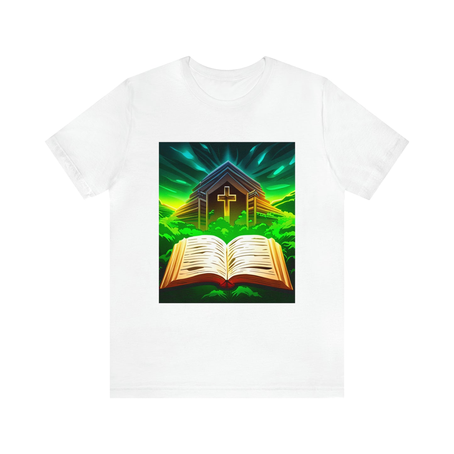 Faithfulz Reflections Bible and Cross T-shirt