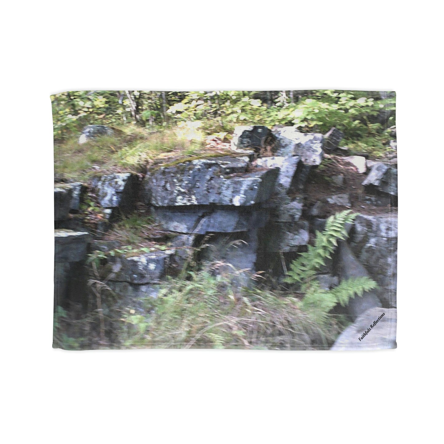 Canyon Falls Nature Scene Blanket