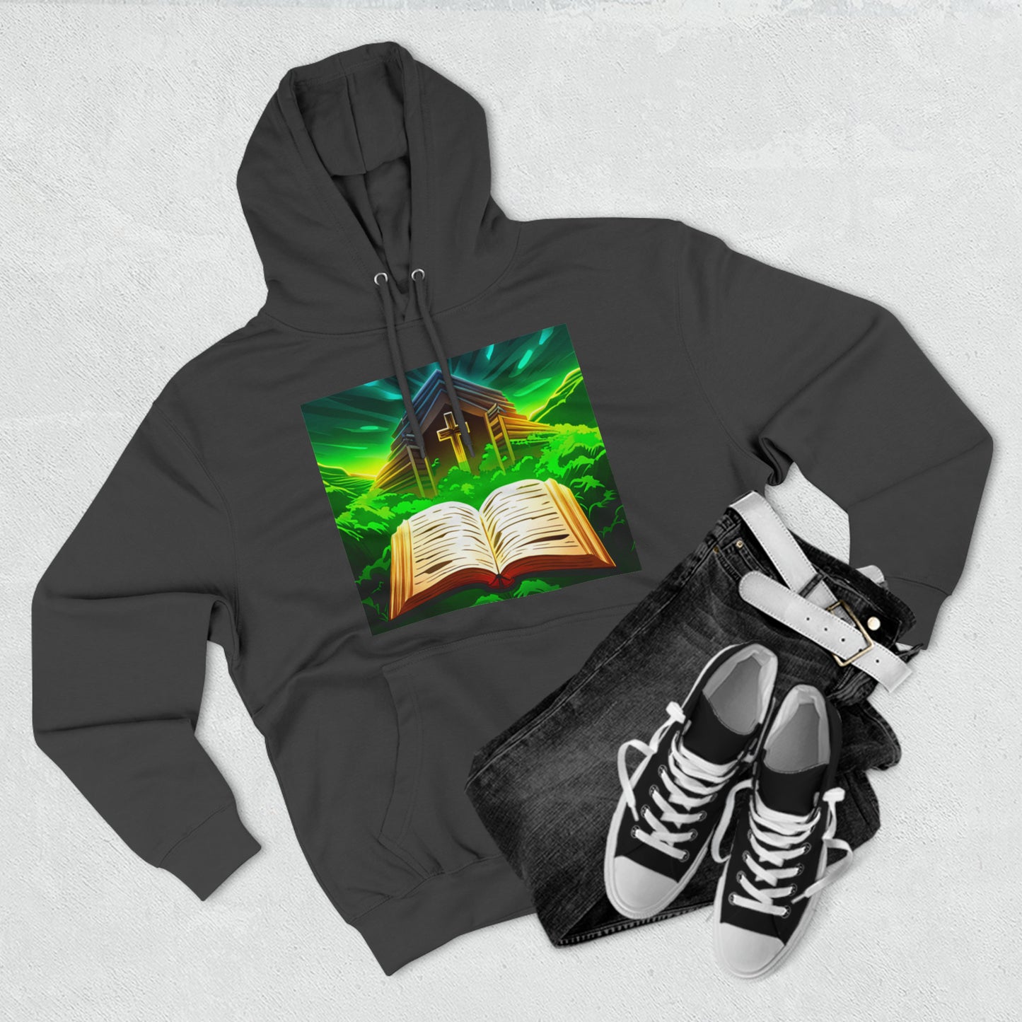 Faithfulz Reflections Bible and Cross Hoodie