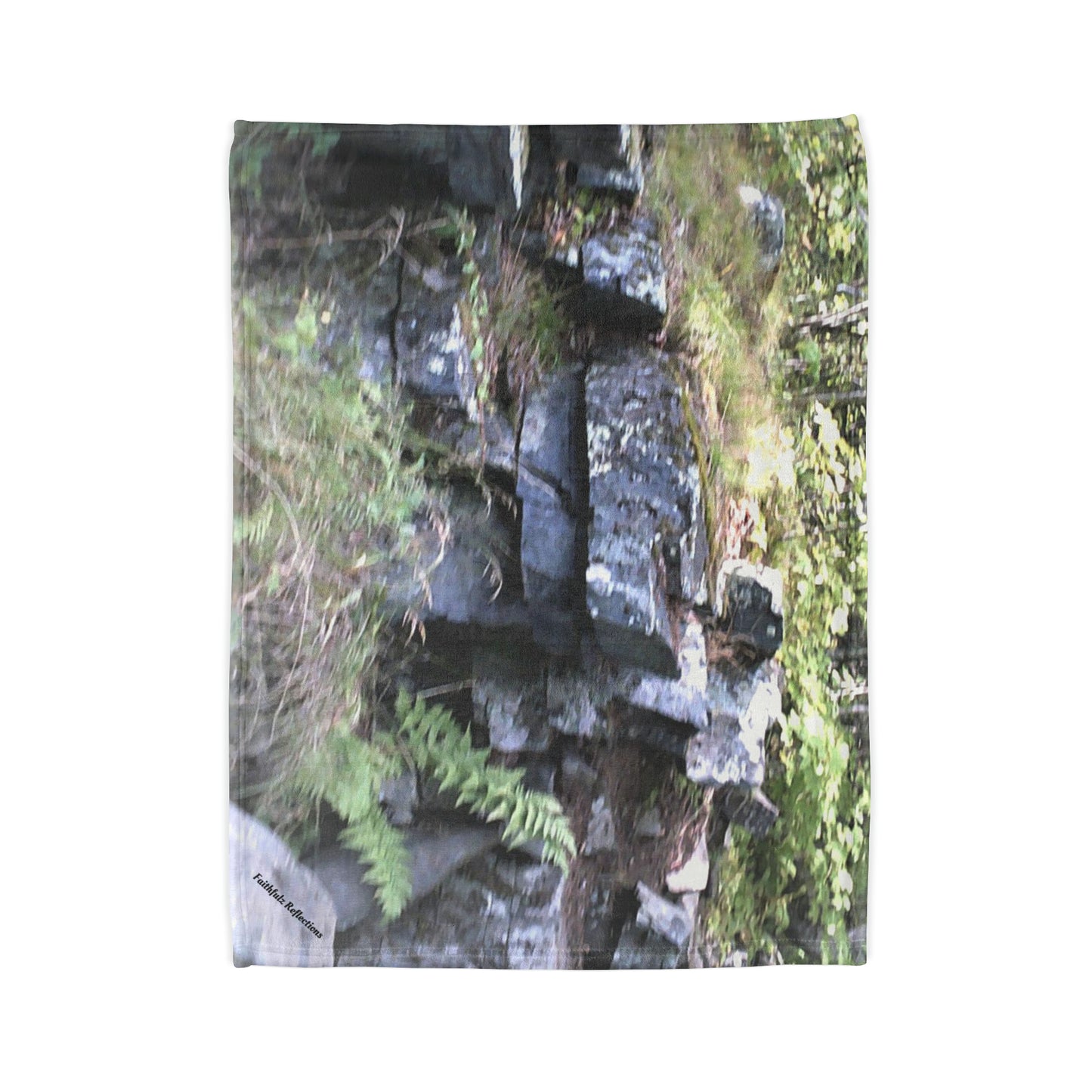 Canyon Falls Nature Scene Blanket