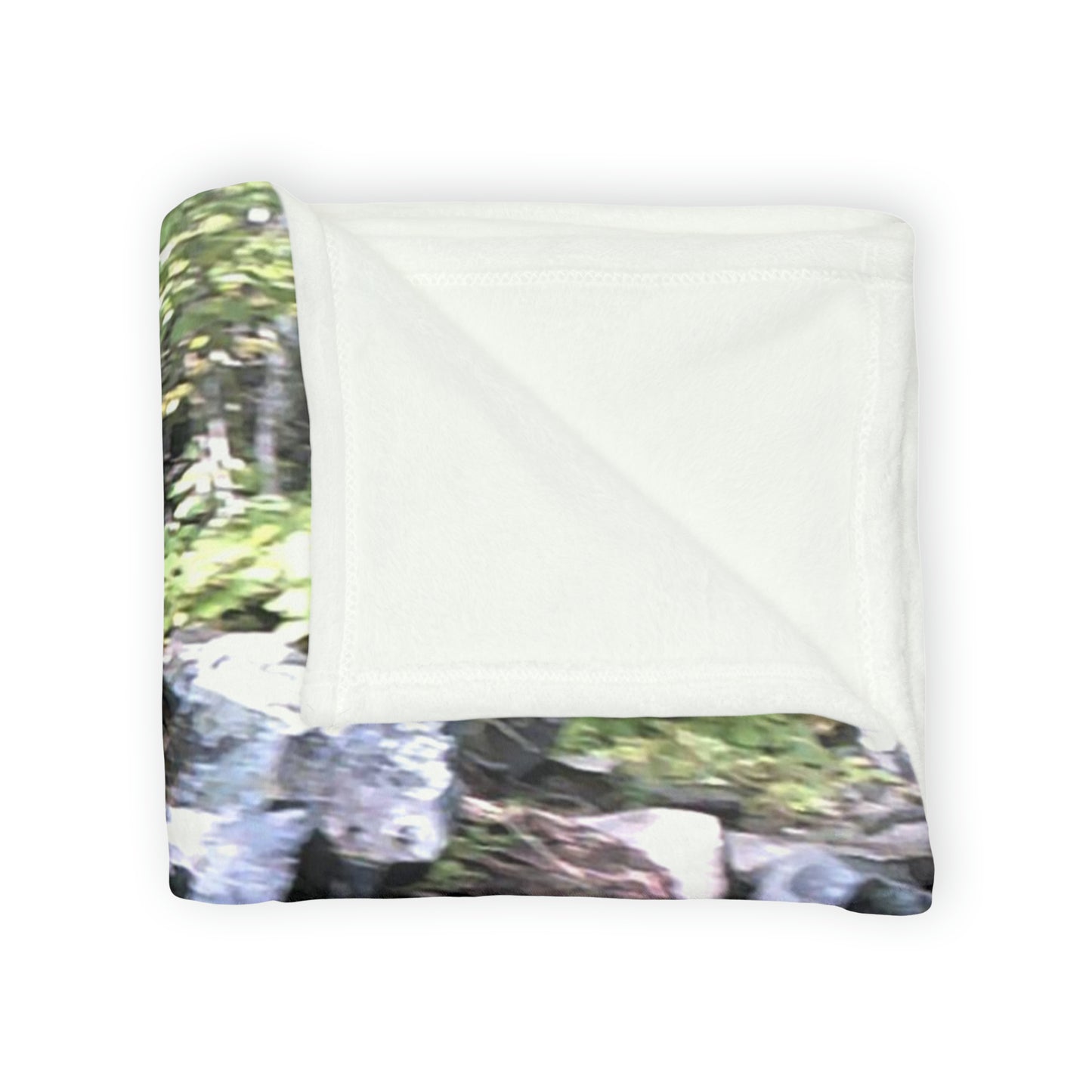 Canyon Falls Nature Scene Blanket