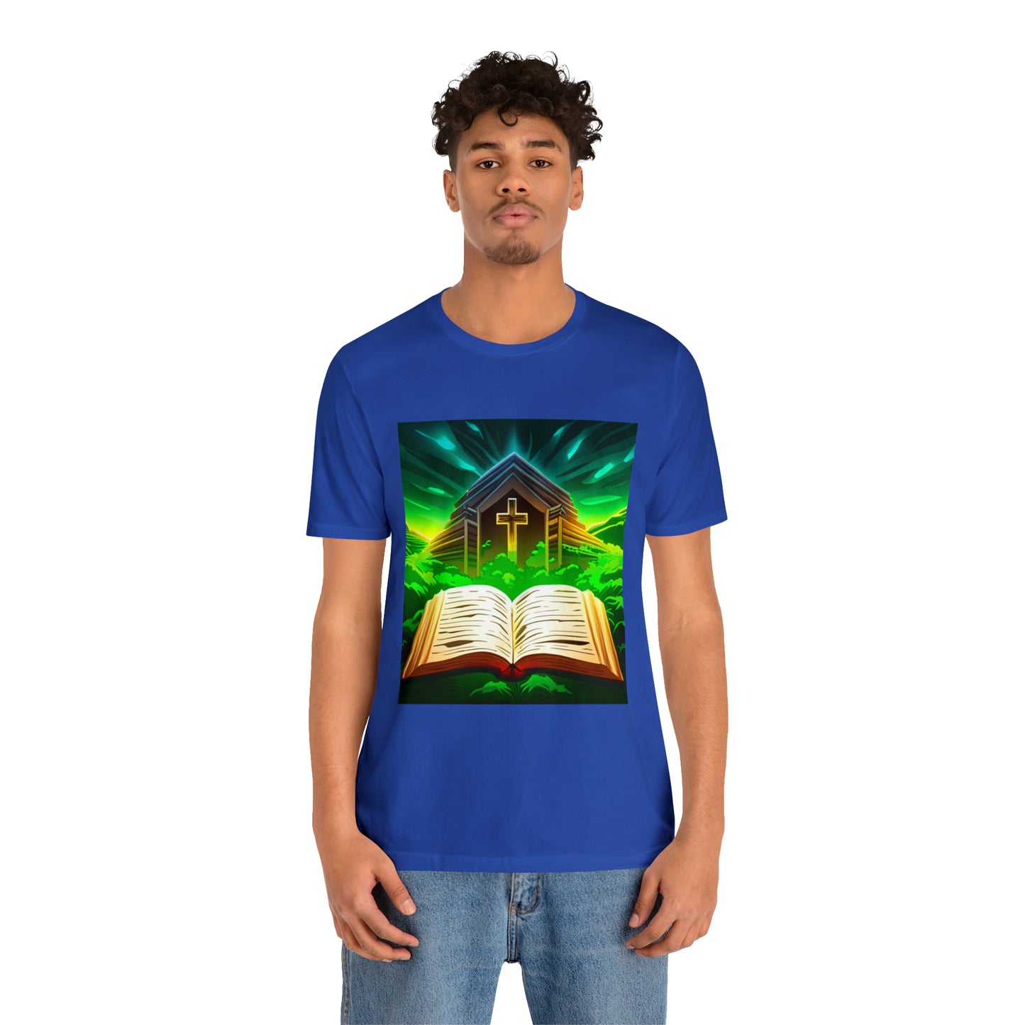 Faithfulz Reflections Bible and Cross T-shirt