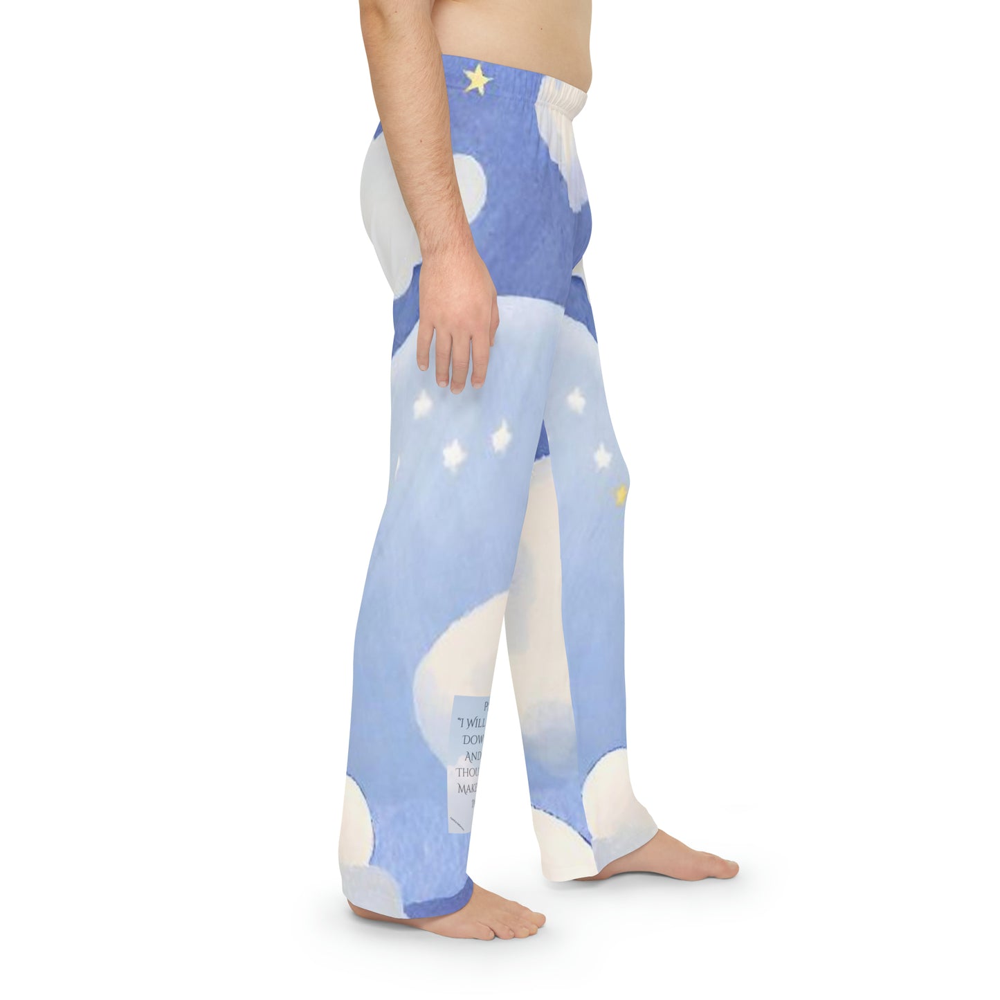 "Faithfulz Reflections" Psalm 4:8 Heavenly Slumber Men's Pajama Pants