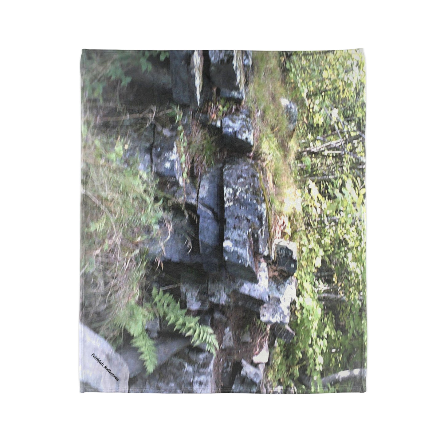 Canyon Falls Nature Scene Blanket