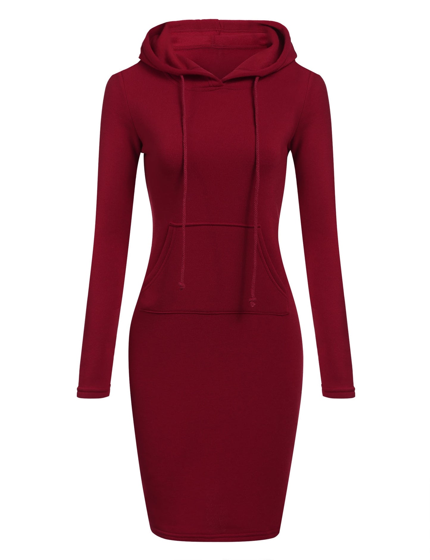 Women Long-sleeve Hoodie Pullover Dress