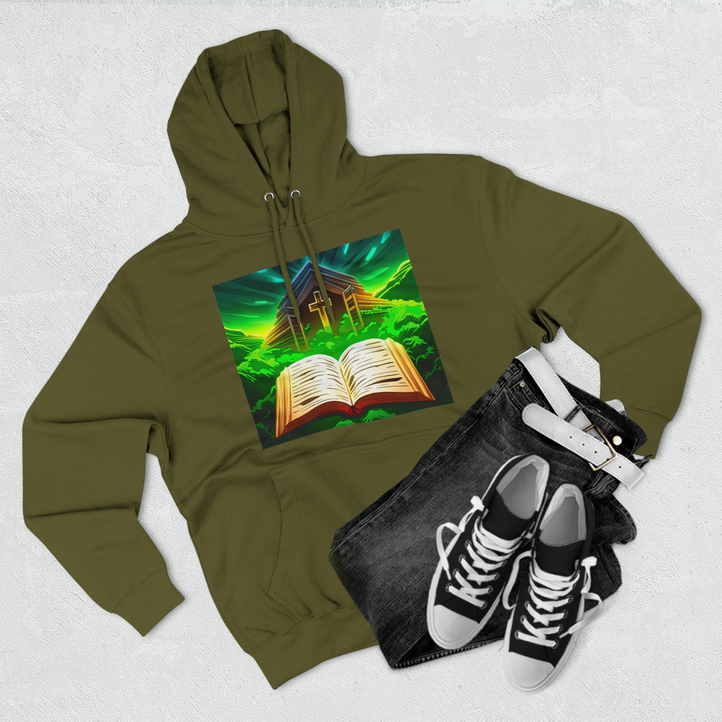 Faithfulz Reflections Bible and Cross Hoodie