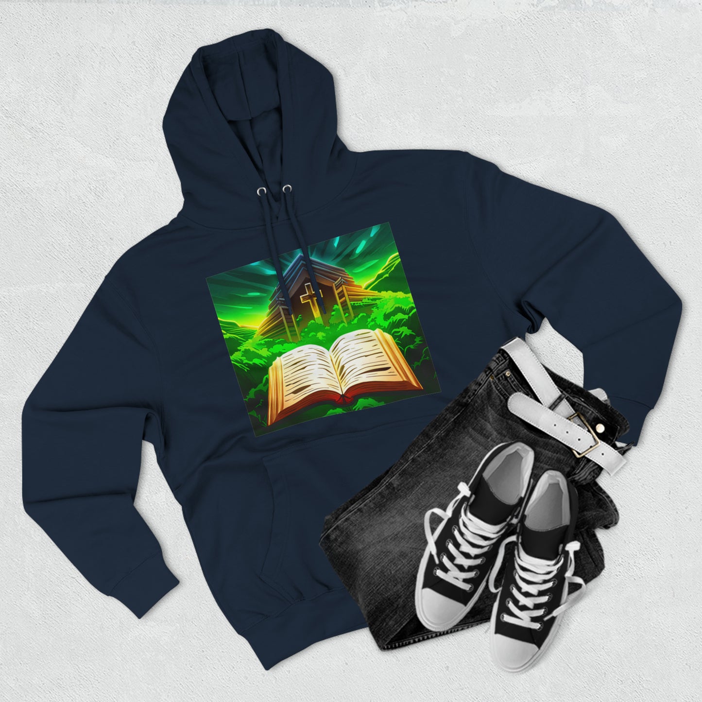 Faithfulz Reflections Bible and Cross Hoodie