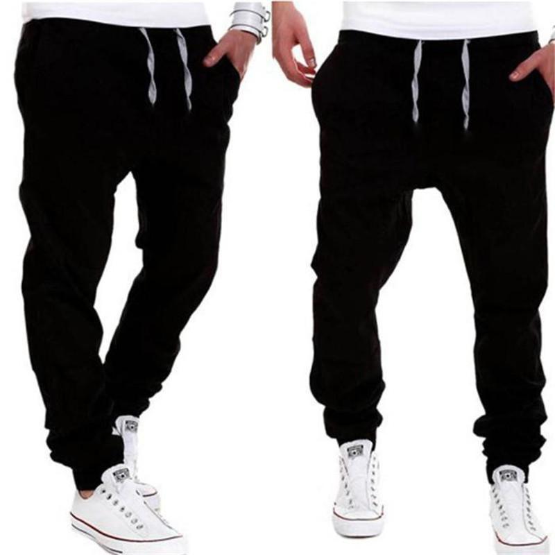 Men’s Drawstring Drop Crotch Joggers