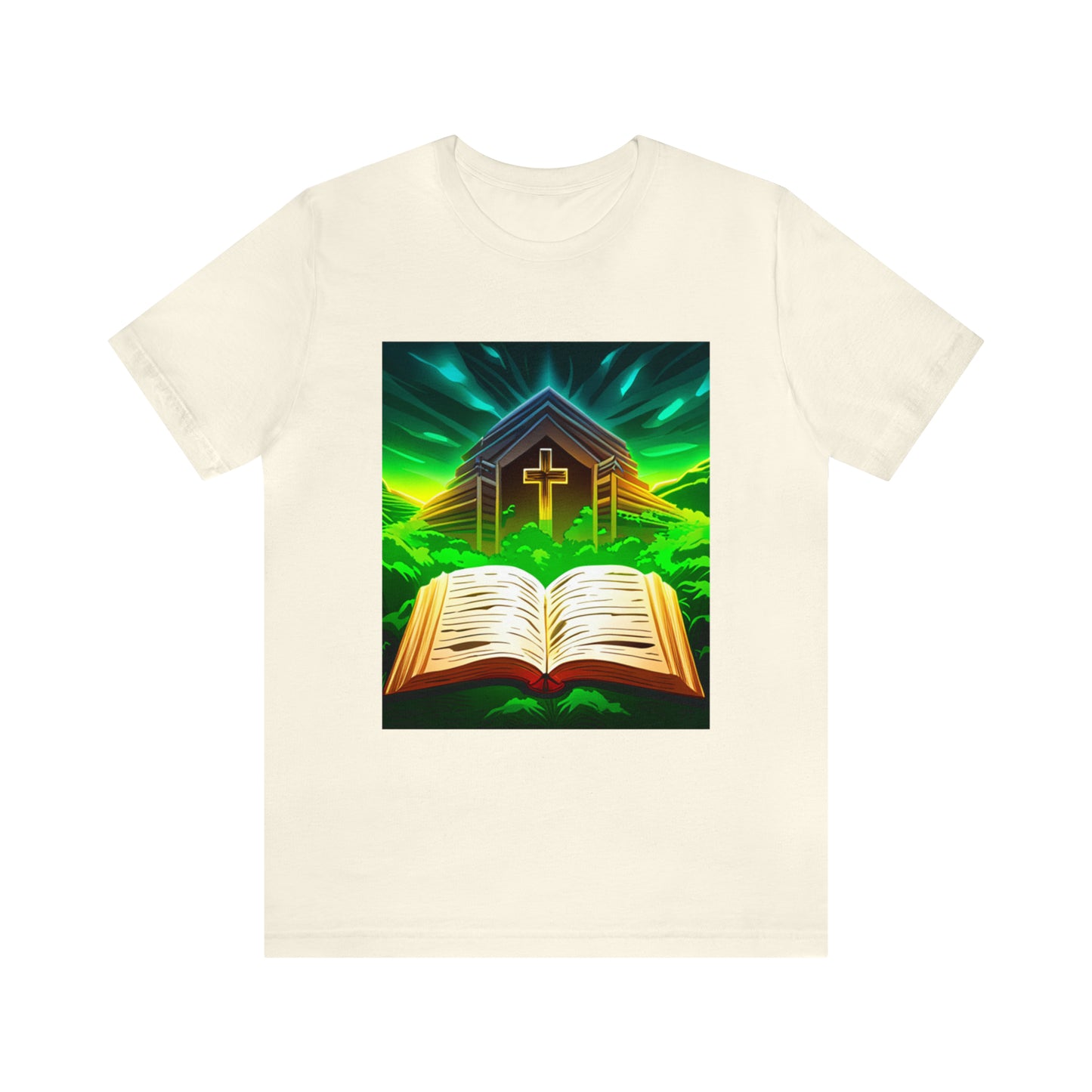 Faithfulz Reflections Bible and Cross T-shirt