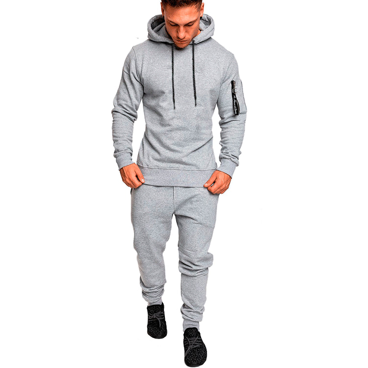 Men's Casual Pullover Hoodie Set