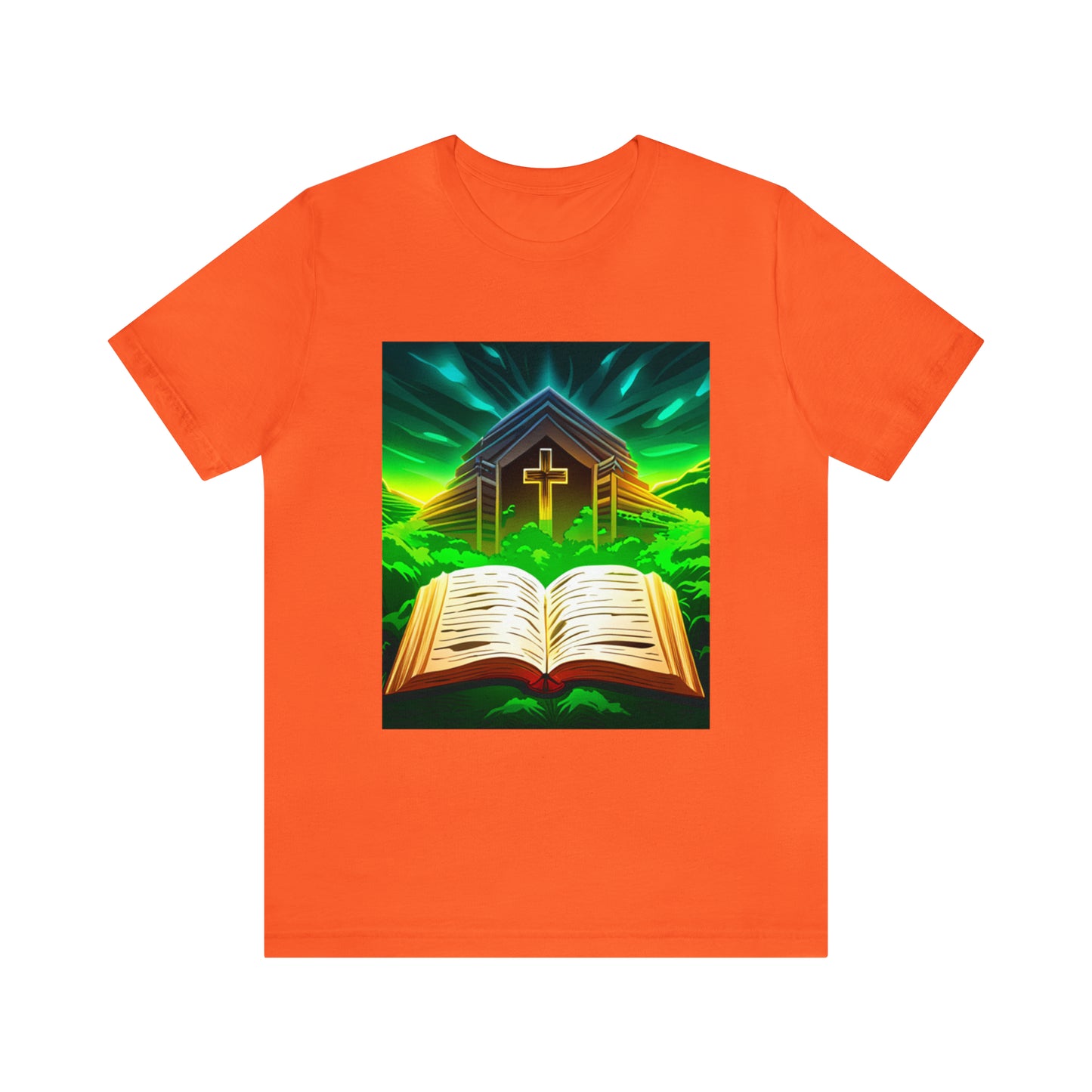 Faithfulz Reflections Bible and Cross T-shirt