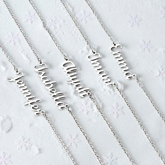 Beautifully Crafted Personalized Adjustable Name Necklace