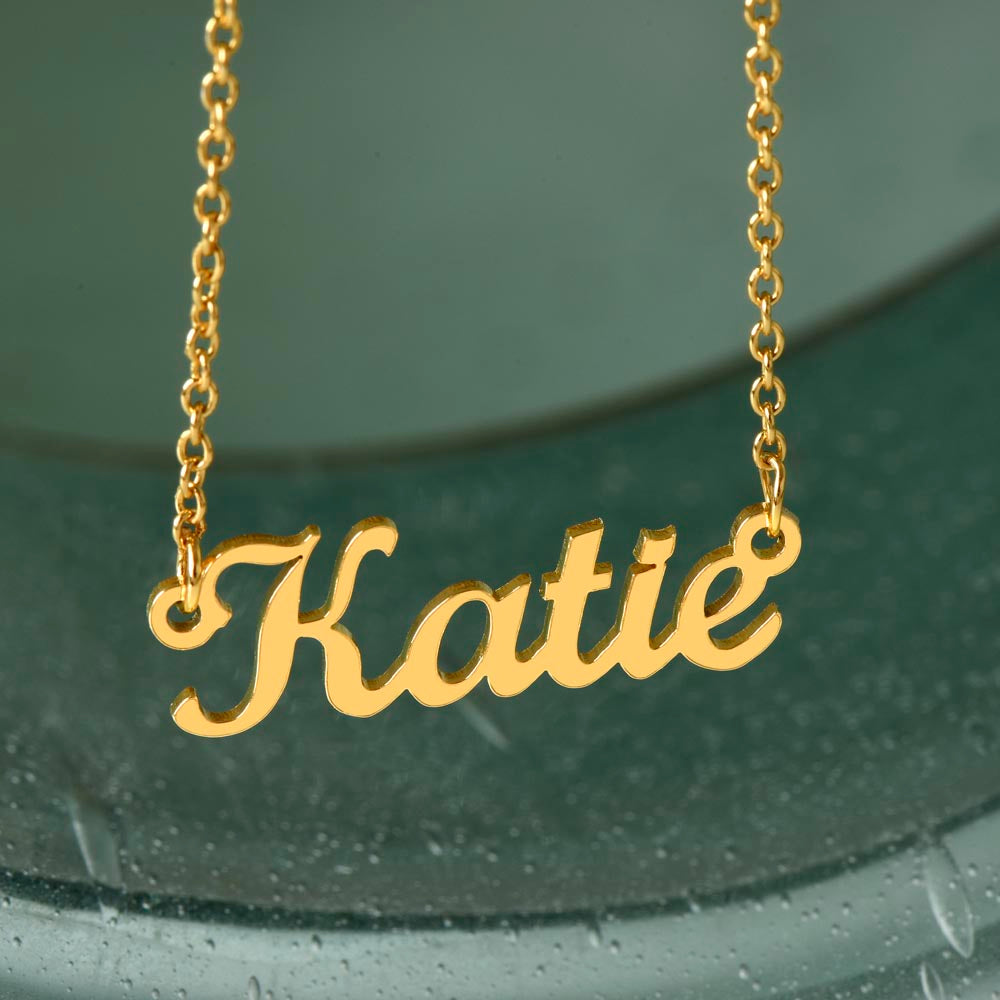 Beautifully Crafted Personalized Adjustable Name Necklace