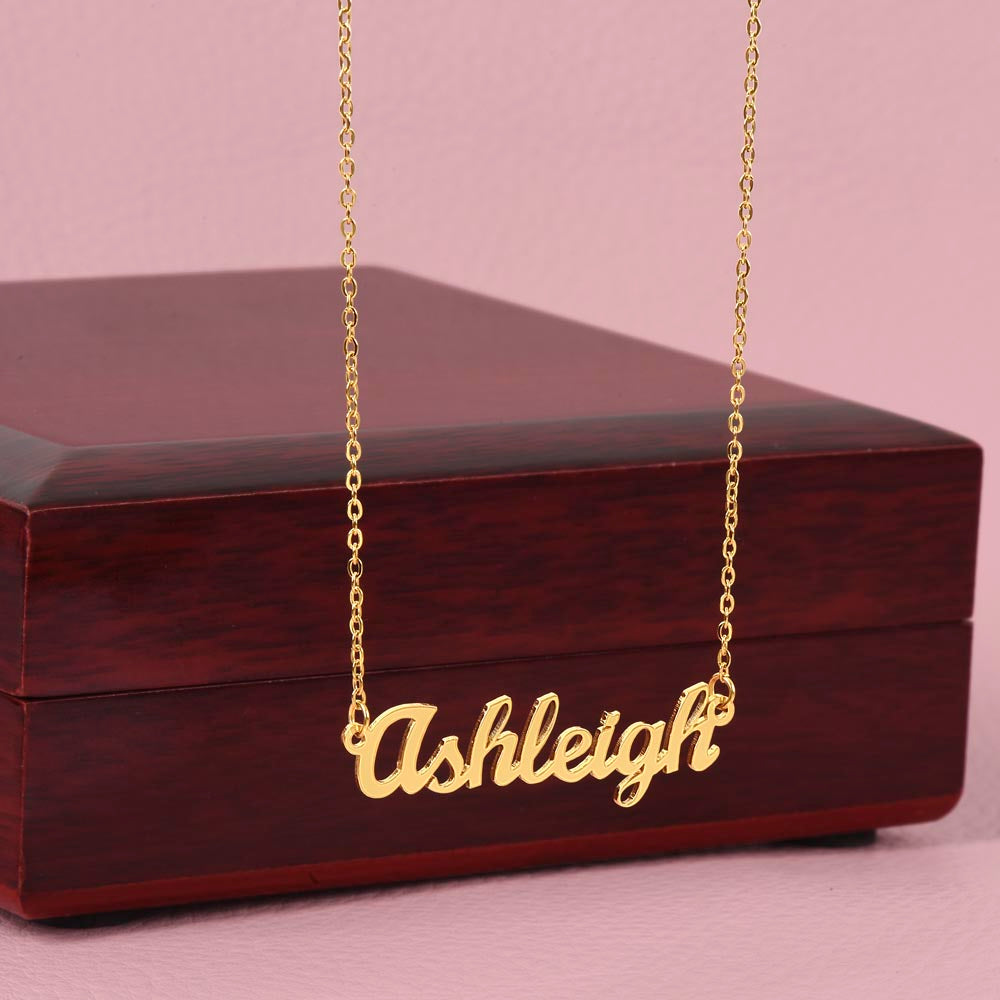 Beautifully Crafted Personalized Adjustable Name Necklace